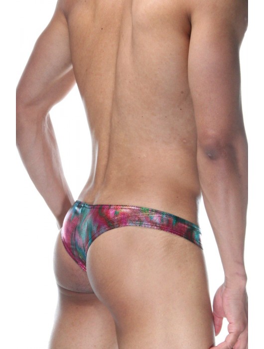 Сексуальные трусы-бразилиана из ткани с блеском - Don Moris купить с доставкой