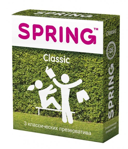 Классические презервативы SPRING CLASSIC - 3 шт. - SPRING - купить с доставкой в Бийске