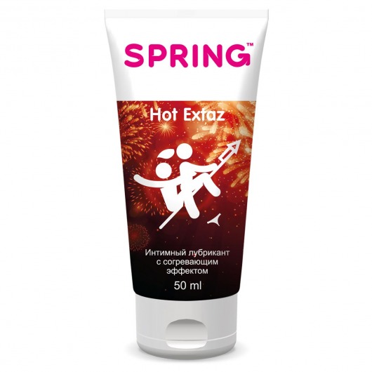 Согревающие интимный лубрикант Spring Hot Extaz - 50 мл. - SPRING - купить с доставкой в Бийске