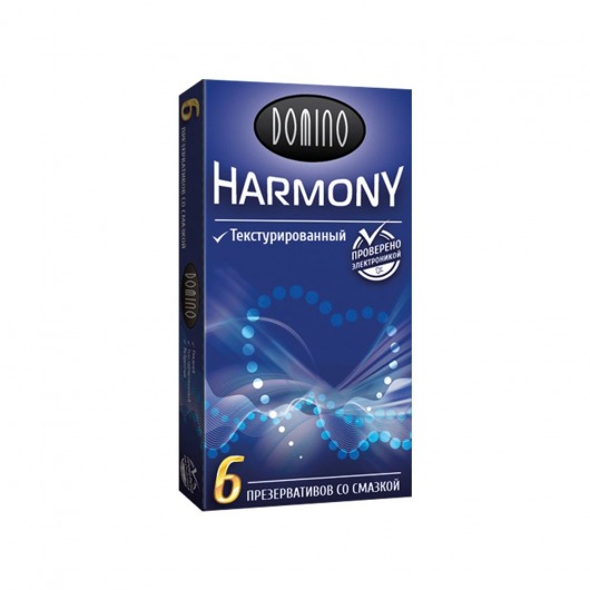 Текстурированные презервативы Domino Harmony - 6 шт. - Domino - купить с доставкой в Бийске