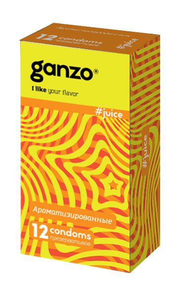 Ароматизированные презервативы Ganzo Juice - 12 шт. - Ganzo - купить с доставкой в Бийске