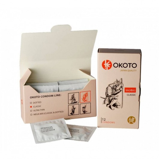 Презервативы OKOTO Classic - 12 шт. - Sitabella - купить с доставкой в Бийске