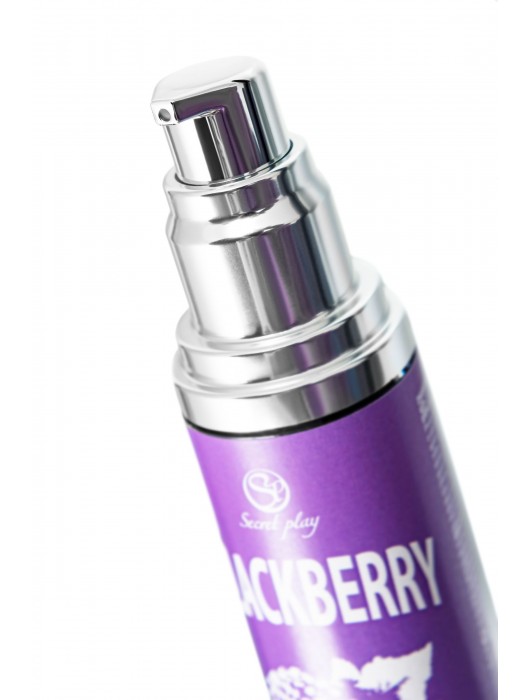Массажное масло 2-в-1 Blackberry Hot Effect с разогревающим эффектом и вкусом ежевики - 50 мл. - Secret Play - купить с доставкой в Бийске