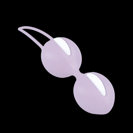 Сиреневые вагинальные шарики Smartballs Duo - Fun Factory