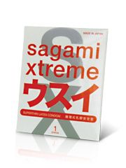 Ультратонкий презерватив Sagami Xtreme SUPERTHIN - 1 шт. - Sagami - купить с доставкой в Бийске