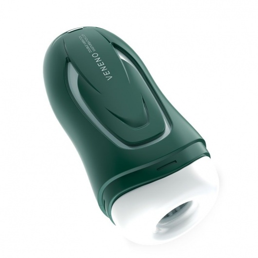 Зеленый вибромастурбатор с голосовым сопровождением Veneno - Rends - в Бийске купить с доставкой