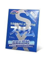 Презерватив Sagami Xtreme FEEL FIT 3D - 1 шт. - Sagami - купить с доставкой в Бийске