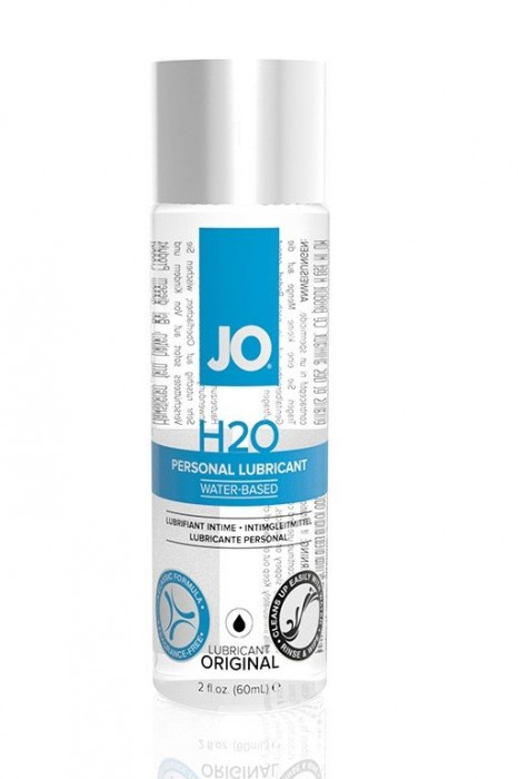 Нейтральный лубрикант на водной основе JO Personal Lubricant H2O - 60 мл. - System JO - купить с доставкой в Бийске