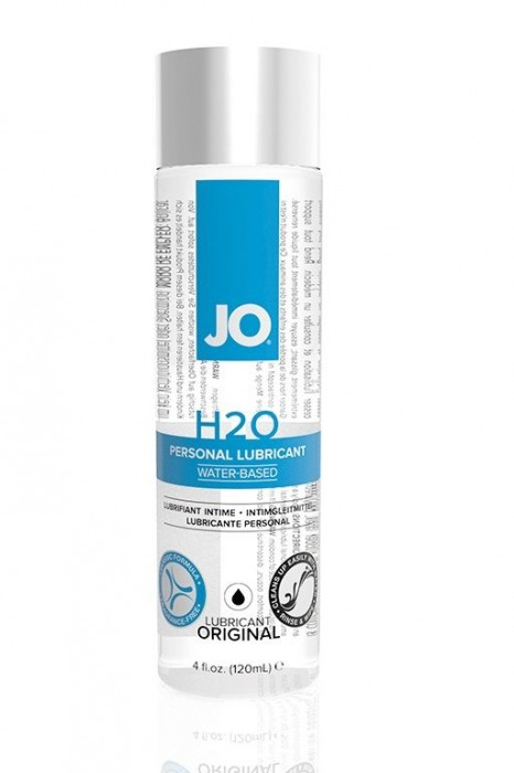 Нейтральный лубрикант на водной основе JO Personal Lubricant H2O - 120 мл. - System JO - купить с доставкой в Бийске