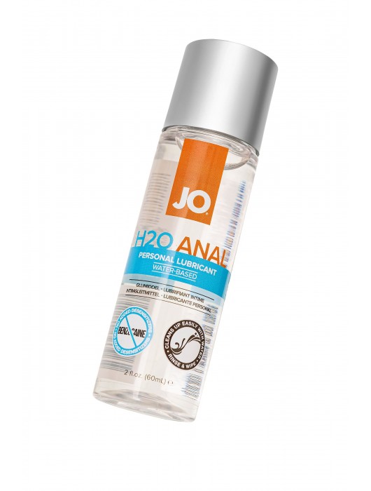 Анальный лубрикант на водной основе JO Anal H2O - 60 мл. - System JO - купить с доставкой в Бийске