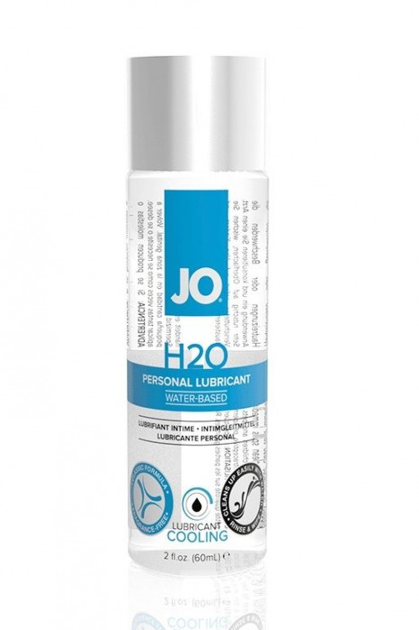 Охлаждающий лубрикант на водной основе JO Personal Lubricant H2O COOLING - 60 мл. - System JO - купить с доставкой в Бийске