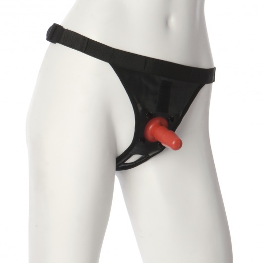 Трусики со штырьком для фиксации насадок Ultra Harness with Plug - Doc Johnson - купить с доставкой в Бийске