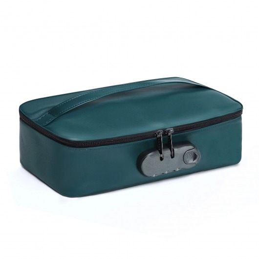 Зеленая сумочка для хранения игрушек Discreet Box - Dorcel - купить с доставкой в Бийске