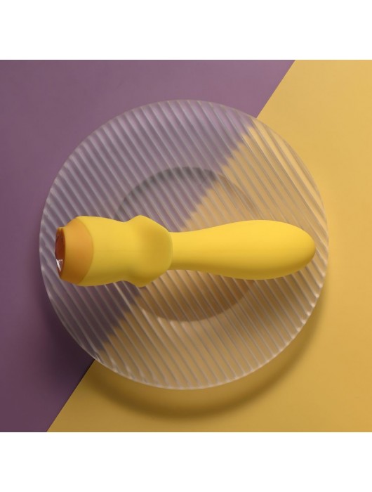 Желтая анальная вибропробка Mellow Yellow - 13,5 см. - Selopa