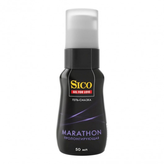 Пролонгирующая гель-смазка Sico Marathon - 50 мл. - Sico - купить с доставкой в Бийске