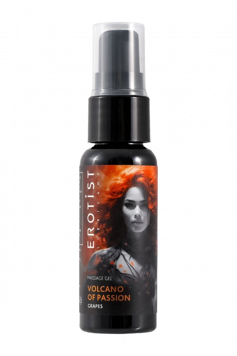 Гель с эффектом вибрации Volcano Of Passion со вкусом винограда - 25 мл. - Erotist Lubricants - купить с доставкой в Бийске