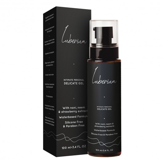 Интимный гель с экстрактами нони, нима и клубники Luberium Delicate Waterbased - 100 мл. - Luberium - купить с доставкой в Бийске