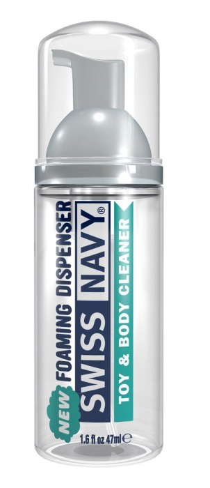 Очищающая пенка для игрушек и тела Toy   Body Cleaner Foamer - 47 мл. - Swiss navy - купить с доставкой в Бийске