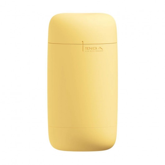 Желтый мастурбатор Tenga Puffy - Tenga - в Бийске купить с доставкой