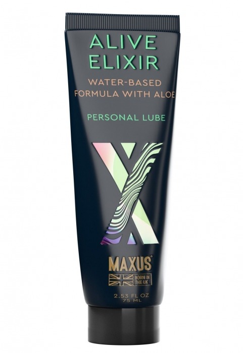 Интимный гель на водной основе MAXUS Alive Elixir - 75 мл. - Maxus - купить с доставкой в Бийске