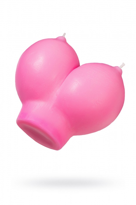 Розовая свеча «Сиськи» - 150 гр. - Pecado - купить с доставкой в Бийске