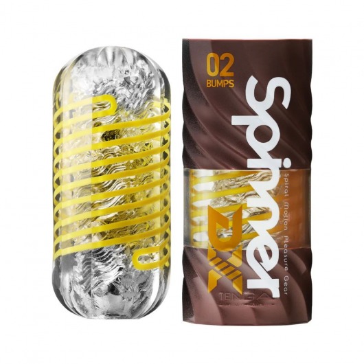 Мастурбатор Tenga Spinner DX 02 Bumps - Tenga - в Бийске купить с доставкой