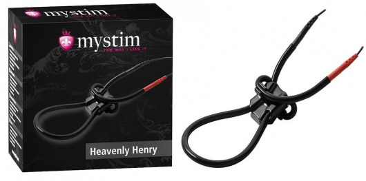 Эрекционное лассо для электростимуляции HEAVENLY HENRY - MyStim - купить с доставкой в Бийске