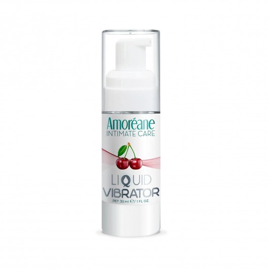 Жидкий вибратор со вкусом вишни Amoreane Cherry - 30 мл. - Amoreane - купить с доставкой в Бийске