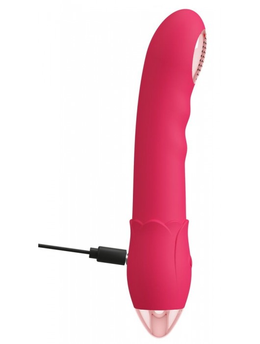 Малиновая насадка на душ с вибрацией Showers to orgasm - 20,1 см. - Orion - купить с доставкой в Бийске