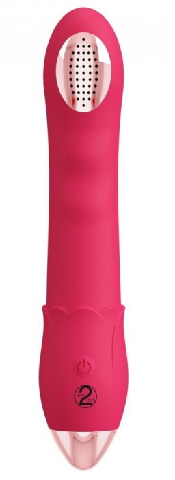 Малиновая насадка на душ с вибрацией Showers to orgasm - 20,1 см. - Orion - купить с доставкой в Бийске
