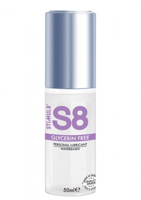 Лубрикант на водной основе S8 Glycerin Free без глицерина - 50 мл. - Stimul8 - купить с доставкой в Бийске