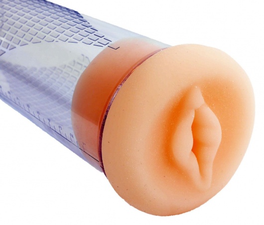 Телесный уплотнитель для вакуумной помпы в виде вагины - Boys of Toys - в Бийске купить с доставкой