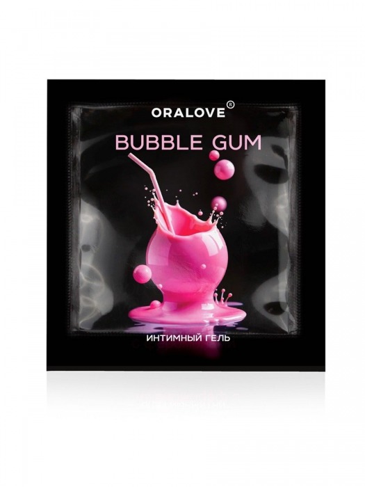 Саше съедобной оральной смазки OraLove с ароматом бабл-гам - 3 гр. - Биоритм - купить с доставкой в Бийске