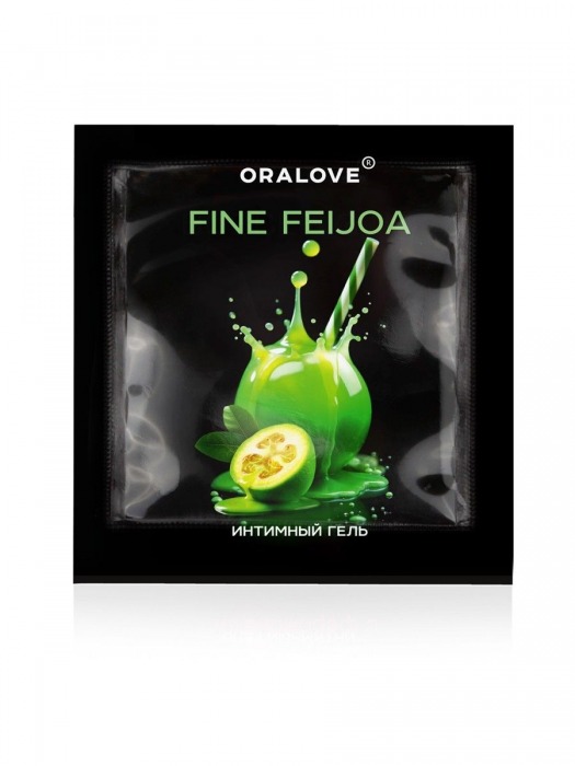 Саше съедобной оральной смазки OraLove с ароматом фейхоа - 3 гр. - Биоритм - купить с доставкой в Бийске