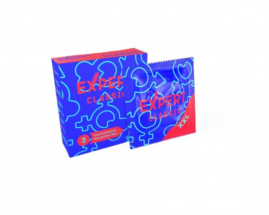 Презервативы увеличенного размера Expert Classic XXL - 3 шт. - Expert - купить с доставкой в Бийске