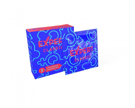 Классические презервативы Expert Classic - 3 шт. - Expert - купить с доставкой в Бийске