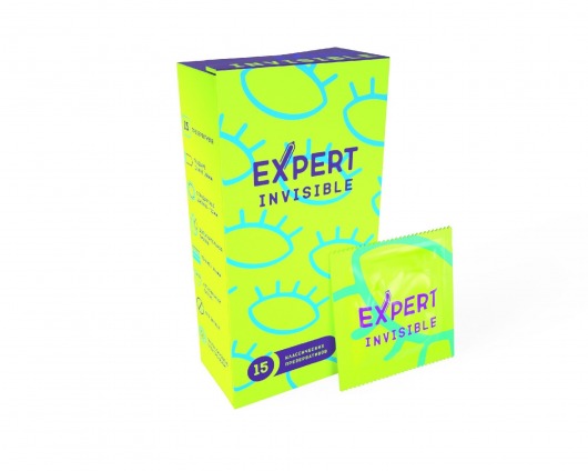 Ультратонкие презервативы Expert Invisible - 15 шт. - Expert - купить с доставкой в Бийске