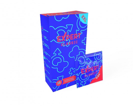Презервативы увеличенного размера Expert Classic XXL - 15 шт. - Expert - купить с доставкой в Бийске