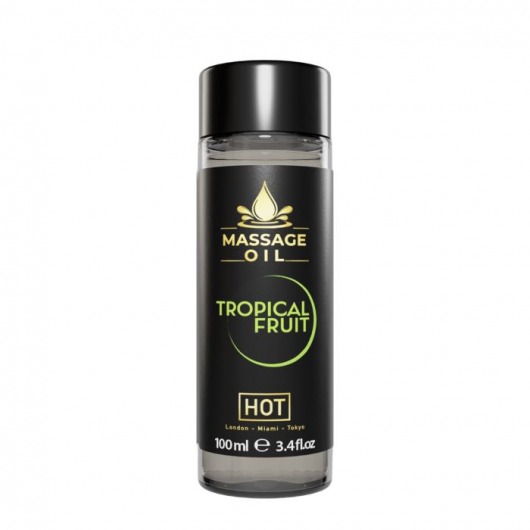 Массажное масло c ароматом тропических фруктов Massage Oil - 100 мл. - HOT - купить с доставкой в Бийске