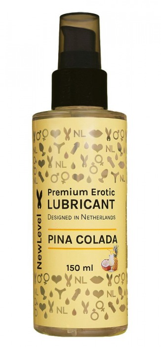 Ароматизированный лубрикант на водной основе NewLevel Pina Colada - 150 мл. - NewLevel - купить с доставкой в Бийске
