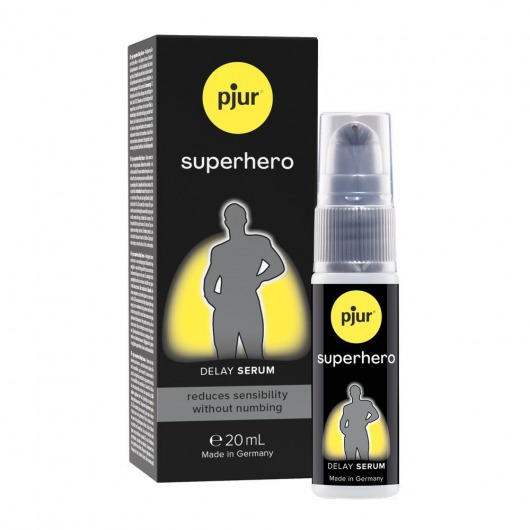 Пролонгатор-сыворотка pjur Superhero Delay Serum - 20 мл. - Pjur - купить с доставкой в Бийске