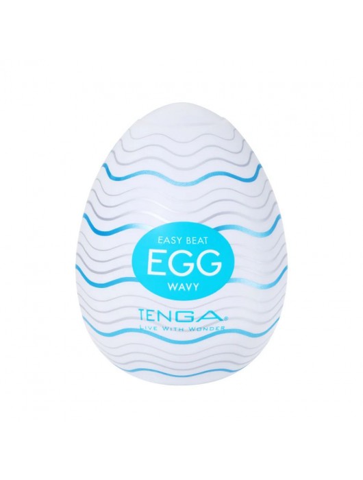 Мастурбатор-яйцо Tenga Egg Wavy - Tenga - в Бийске купить с доставкой