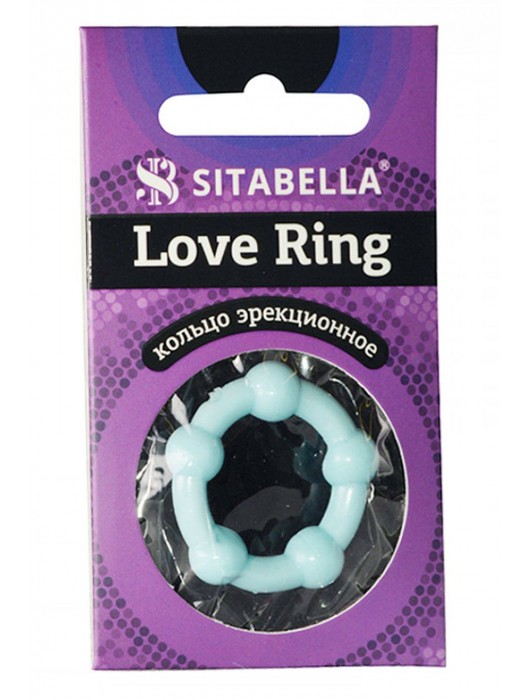 Цветное эрекционное кольцо Love Ring с бусинами - Sitabella - в Бийске купить с доставкой