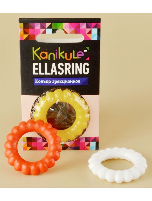 Цветное рельефное эрекционное кольцо Ellasring - Sitabella - в Бийске купить с доставкой