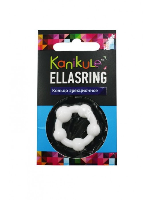 Цветное эрекционное кольцо с шариками Ellasring - Sitabella - в Бийске купить с доставкой