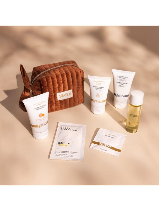 Набор YESforLOV La Trousse Enchantée в коричневой косметичке - YESforLOV - купить с доставкой в Бийске