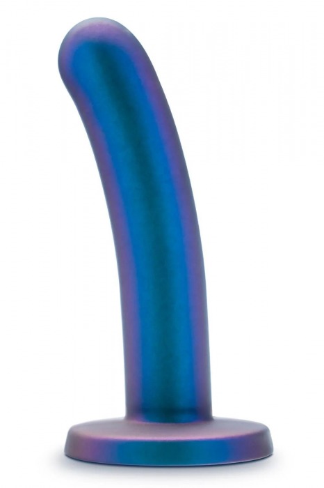 Синяя насадка с гладкой поверхностью Surrender 5.75 Inch Intermediate Pegging Dildo - 14,6 см. - Blush Novelties - купить с доставкой в Бийске