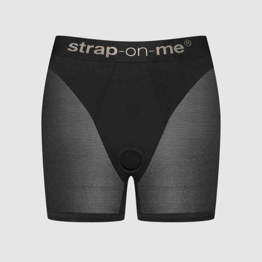 Трусики-шорты для фиксации насадок Strap-on-me Harness Lingerie Halo - size M - Strap-on-me - купить с доставкой в Бийске