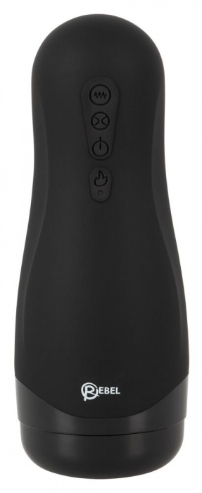 Черный вибромастурбатор с подогревом Masturbator with 3 Functions - Orion - в Бийске купить с доставкой
