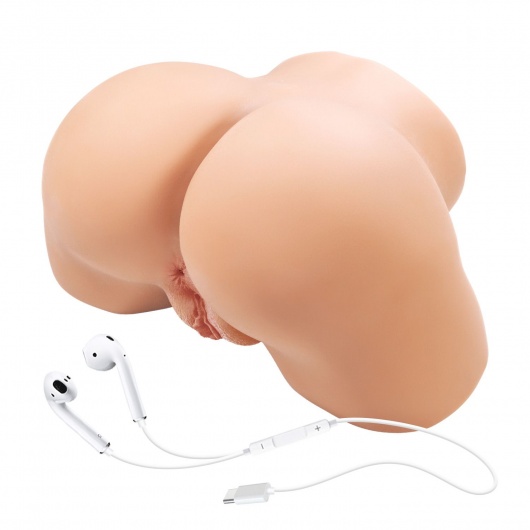 Телесный мастурбатор Olivia с 2 любовными отверстиями - Baile - в Бийске купить с доставкой